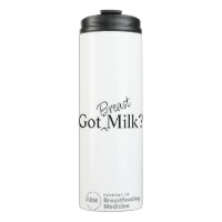 Tumbler térmico con leche materna