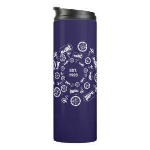 Termo Tumbler térmico con logotipo de cosecha de cosecha