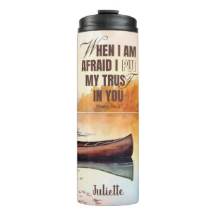 Termo Tumbler térmico con nombre personalizado con salmo