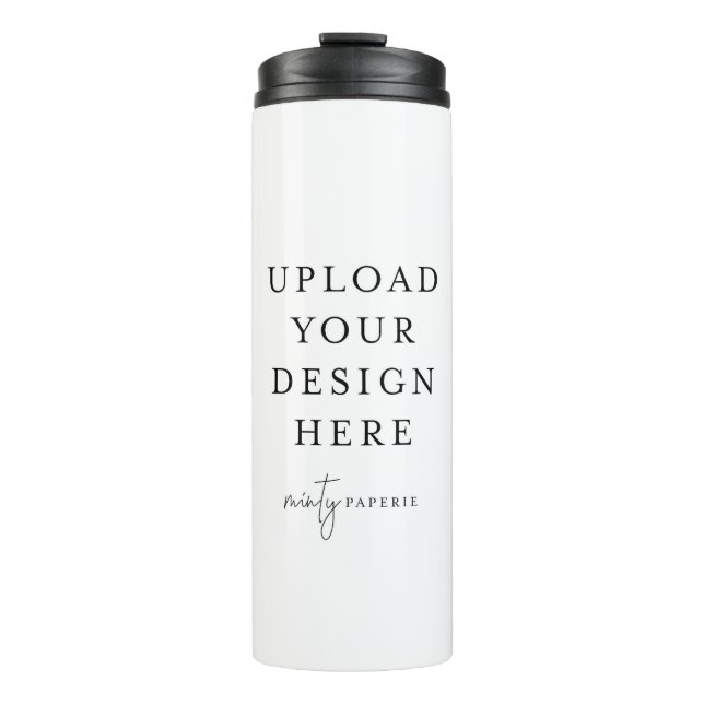 Termo Tumbler térmico de 12 oz. Bebida caliente o fría (Anverso)