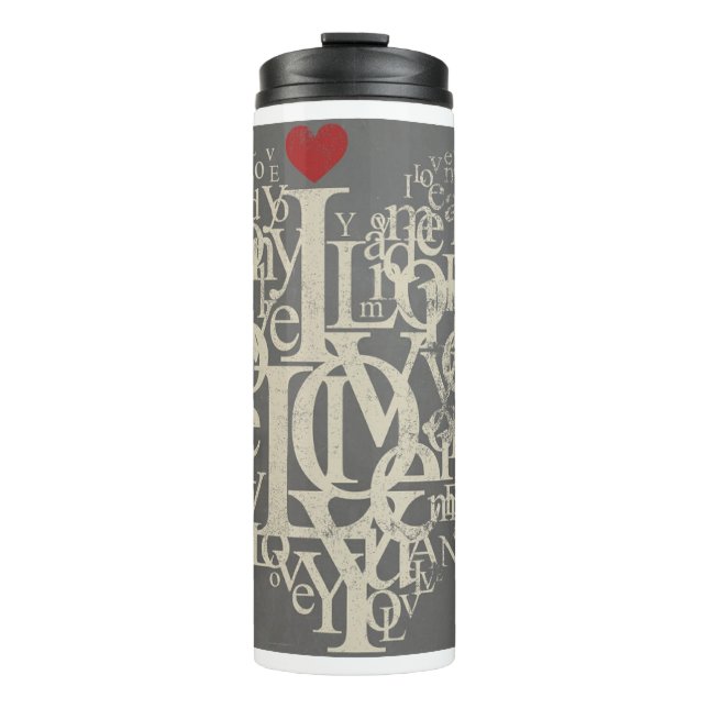 Termo Tumbler térmico de amor (Anverso)