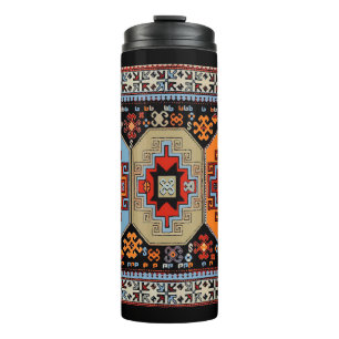 Termo Tumbler térmico de arte folclórico armenio