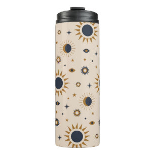Termo Tumbler térmico de astronomía celeste boho