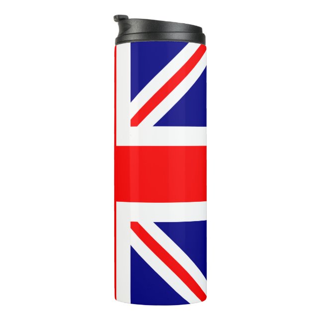 Termo Tumbler térmico de bandera del Reino Unido (Rotado hacia la derecha)