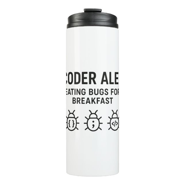 Termo Tumbler térmico de codificador personalizado - Com (Anverso)