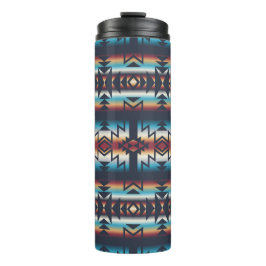 Termo Tumbler térmico de diseño azteca
