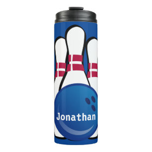 Termo Tumbler térmico de diseño de boliche