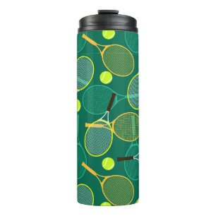 Termo Tumbler térmico de diseño de tenis