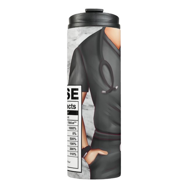 Termo Tumbler térmico de enfermera masculina (Anverso)