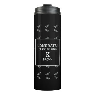 Termo Tumbler térmico de graduación de Personalizado bla