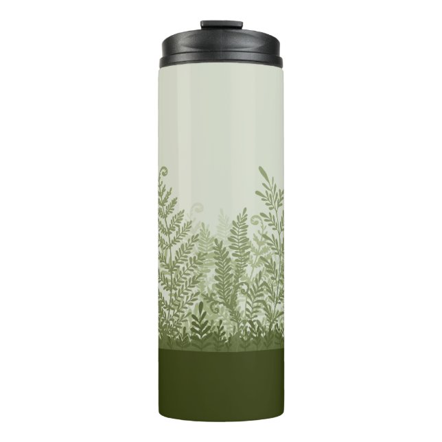 Termo Tumbler térmico de Ilustracion vegetal botánico (Anverso)