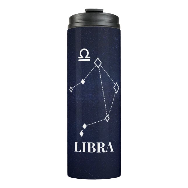 Termo Tumbler térmico de la constelación de Libra (Anverso)