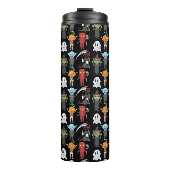 Termo Tumbler térmico de la fiesta de Halloween (Anverso)