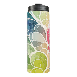 Termo Tumbler térmico de la sangre botánica