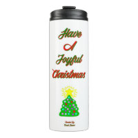 Tumbler térmico de Navidades alegres