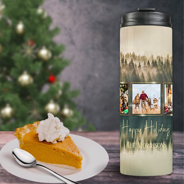 Termo Tumbler térmico de Navidades de plantilla fotográf (Subido por el creador)