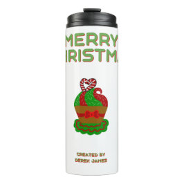 Termo Tumbler térmico de pastel de navidades