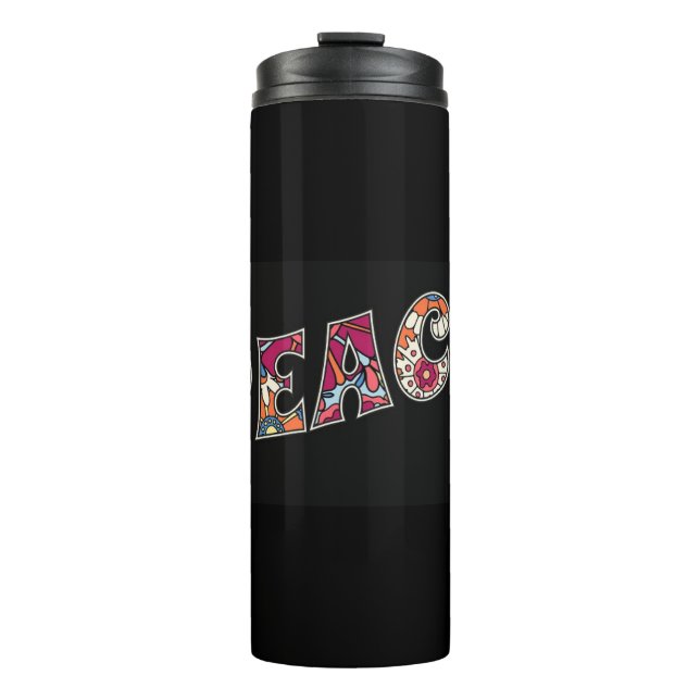 Termo Tumbler térmico de paz (Anverso)