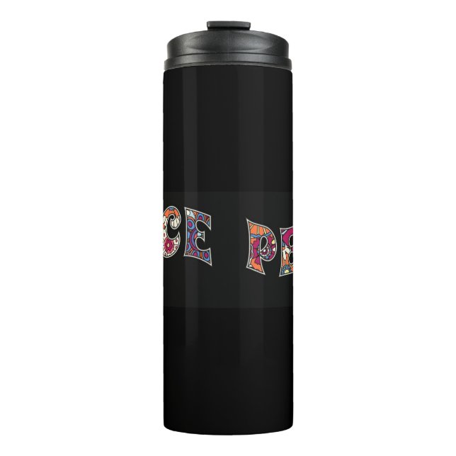 Termo Tumbler térmico de paz (Anverso)