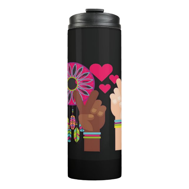 Termo Tumbler térmico de paz (Anverso)