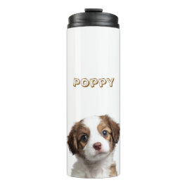 Termo Tumbler térmico de perro personalizado - Nombre pe