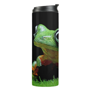 Termo Tumbler térmico de rana de texto de personalizado