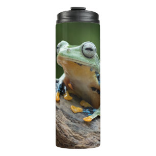 Termo Tumbler térmico de rana de texto de personalizado