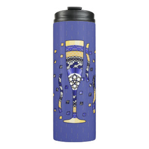 Termo Tumbler térmico de tostada de Año Nuevo
