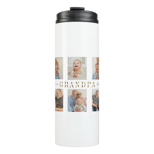 Termo Tumbler térmico del abuelo personalizado (Anverso)