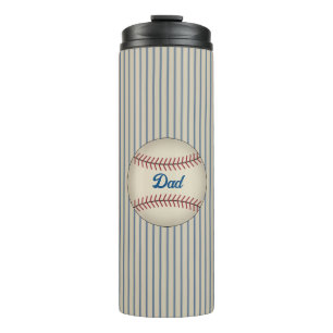 Termo Tumbler térmico del béisbol de papá retro