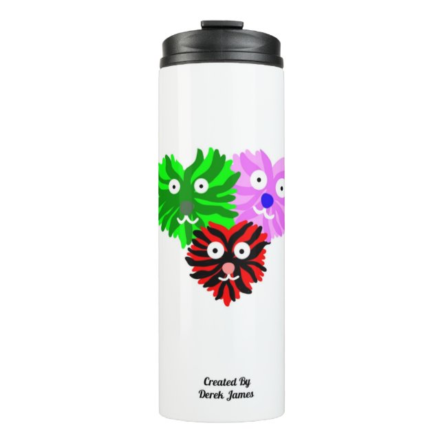 Termo Tumbler térmico del corazón difusa (Anverso)