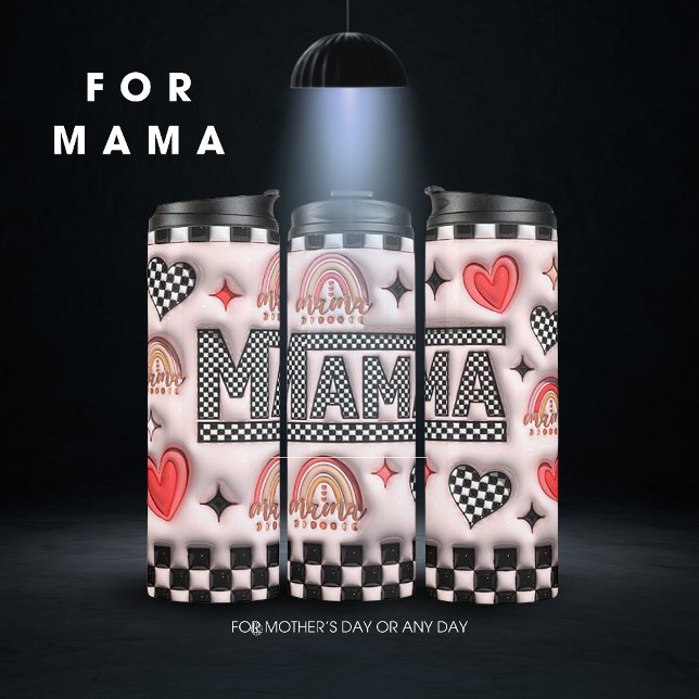 Termo Tumbler térmico del día de la madre (Subido por el creador)