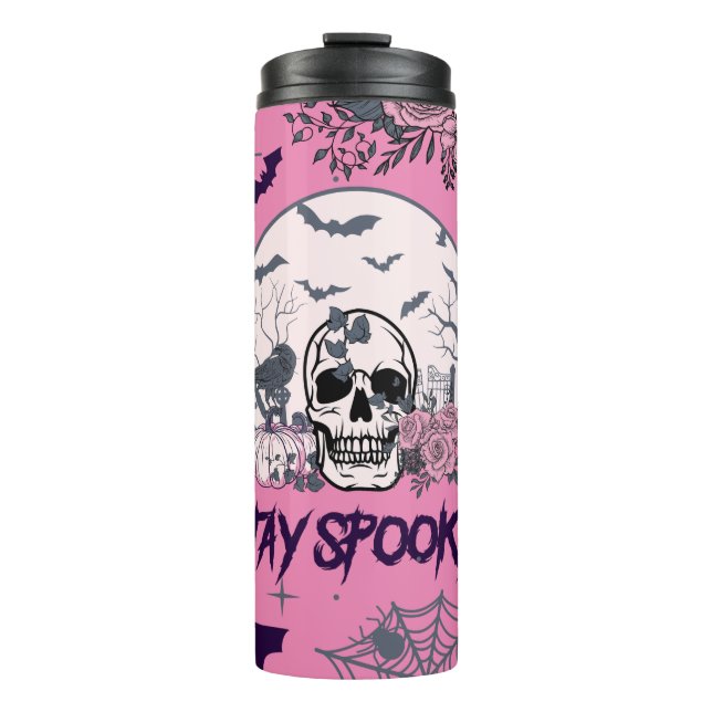 Termo Tumbler térmico del Gótico Stay Spooky (Anverso)