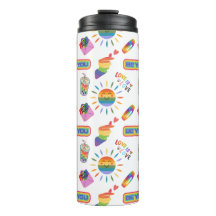 Tumbler térmico del Orgullo LGBTQ+