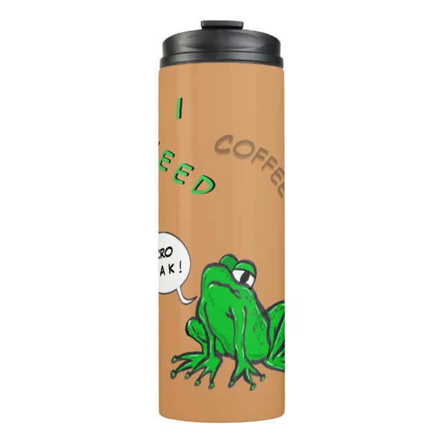 Termo Tumbler térmico del tiempo de café del Personaliza (Anverso)