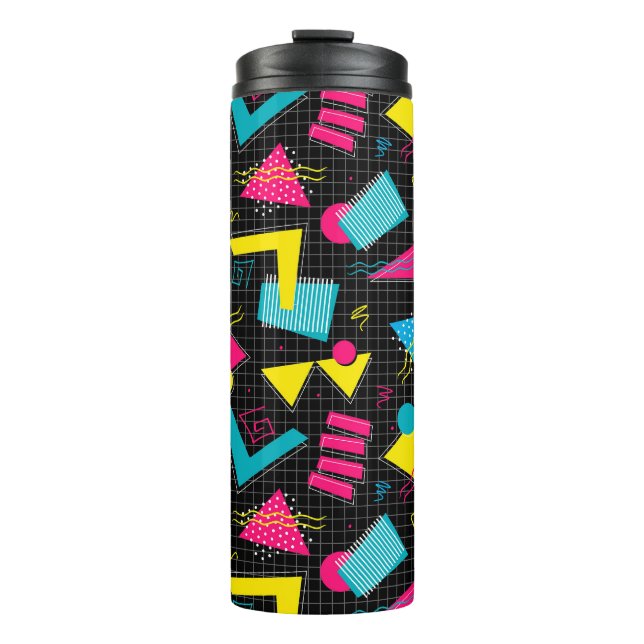 Termo Tumbler térmico del tumor del patrón retro de los  (Anverso)