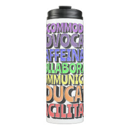 Termo Tumbler térmico - Día del profesor: Caffeinato