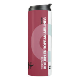 Termo Tumbler térmico - Diseño inspirado en etiqueta de