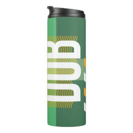 Termo Tumbler térmico - Diseño inspirado en etiqueta de