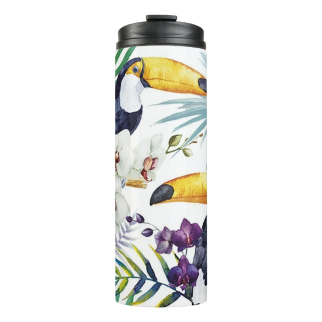 Termo Tumbler térmico - Dos Aves Tropicales (Anverso)