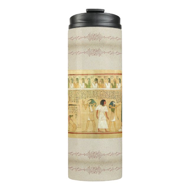 Termo Tumbler térmico Egipto-Hieroglíficos (Anverso)