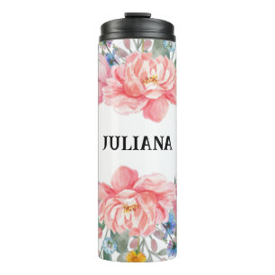 Termo Tumbler Térmico Floral