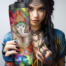 Tumbler térmico Ganesh Galaxy Hippy de los años 90