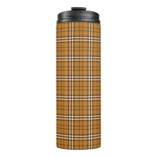Termo Tumbler térmico Gold Tartan