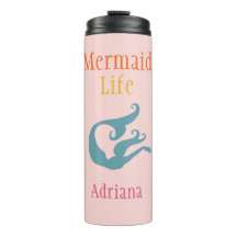 Tumbler térmico LIfe de sirena personalizada