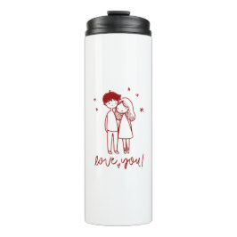 Termo Tumbler Térmico - Línea Sentimental y de Amor