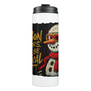 Termo Tumbler Térmico Mágico de Navidad Funky Snow-Bro