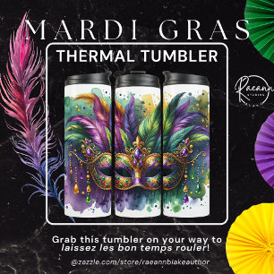 Termo Tumbler térmico Mardi Gras