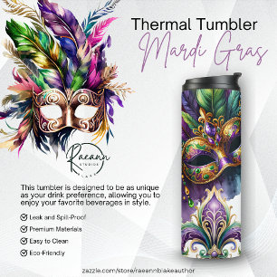 Termo Tumbler térmico Mardi Gras