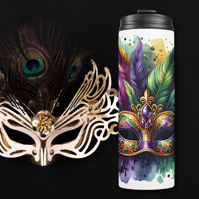 Termo Tumbler térmico Mardi Gras (Subido por el creador)